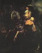 REMBRANDT Harmenszoon van Rijn Frederick Rihel on Horseback sg oil on canvas